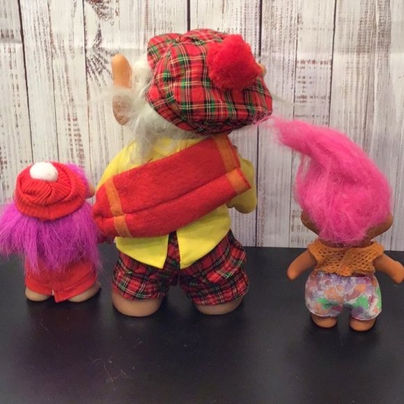 Dam Norfin Troll Doll set lot Vintage 1977 - Picture 2 of 9